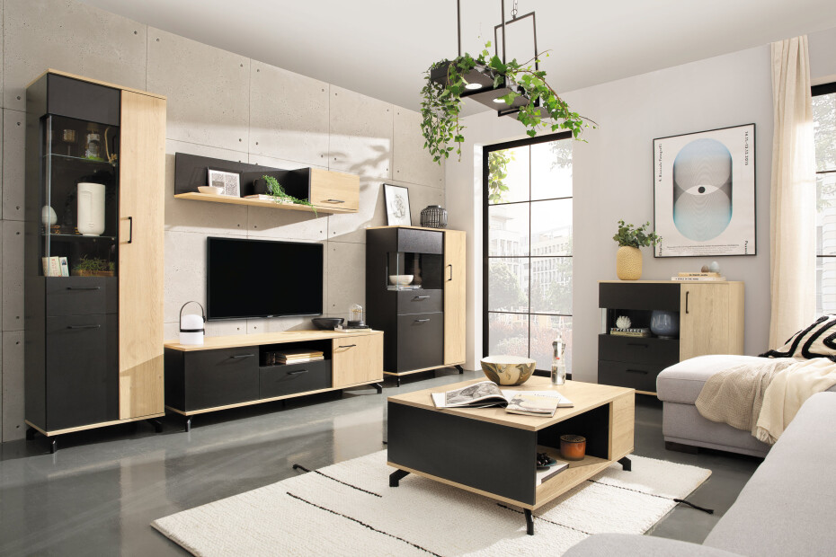 Meblar Skříň MADISON MD1 Barva: Černá - main (13)