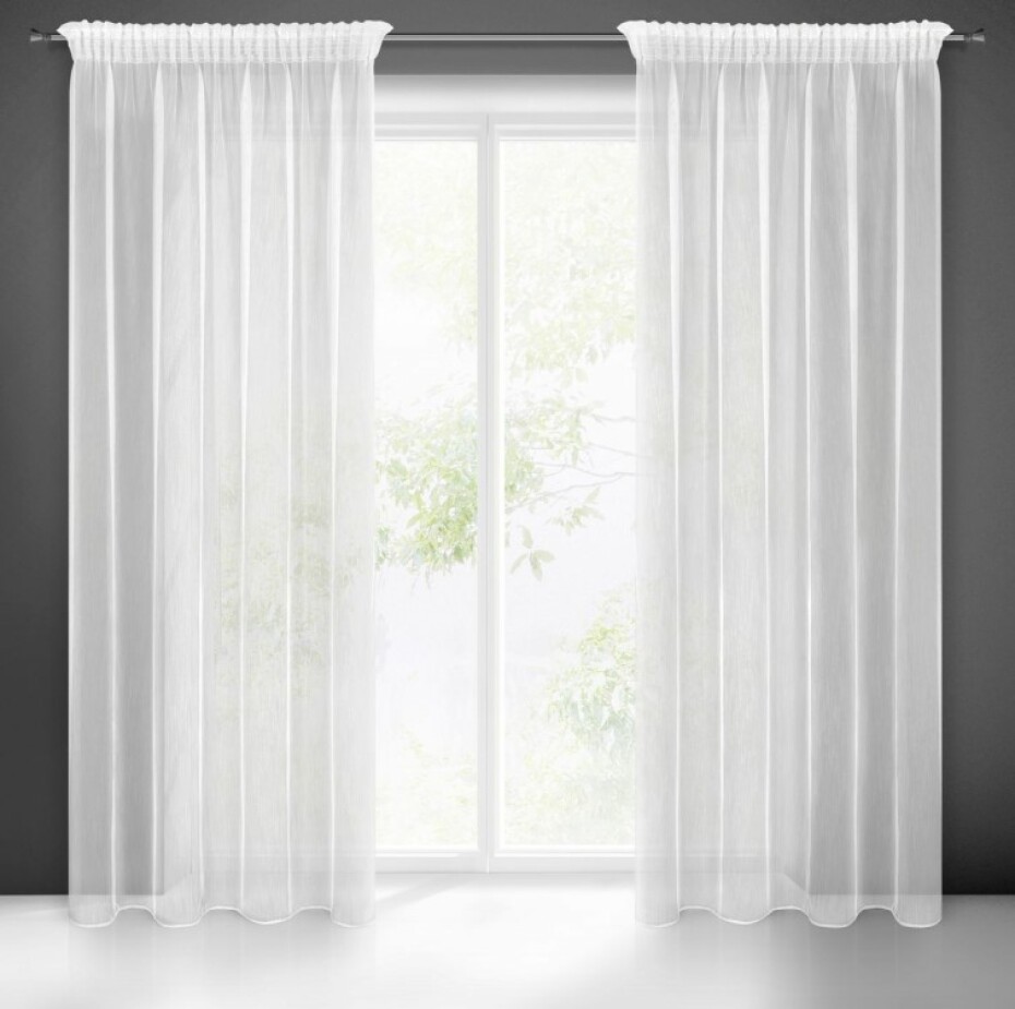 ArtFir Záclona Nicea BP | bílá 350 x 270 cm - main (2)