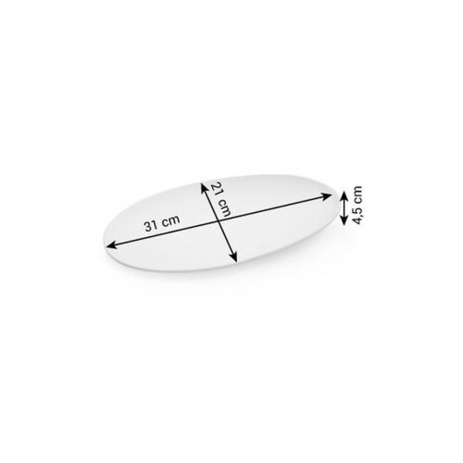 Tescoma Servírovací talíř FANCY HOME Stones, 31 cm, bílá  - main (1)