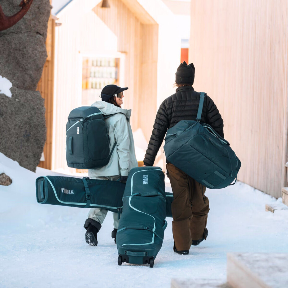 Sportovní taška Thule RoundTrip Snow Duffel 80L - Dark Slate - main (4)