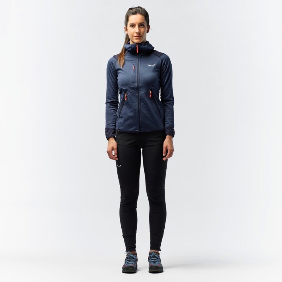 Dámská mikina Salewa  Agner Hybrid PL/DST Navy Blazer Melange 40 - main (7)
