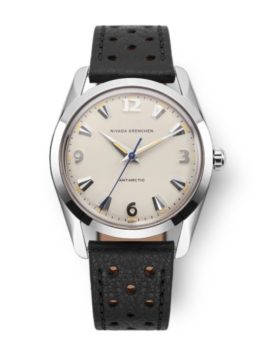 Nivada Grenchen Antarctic 35 mm Eggshell Beige - Bracelet Flat Link - main (2)