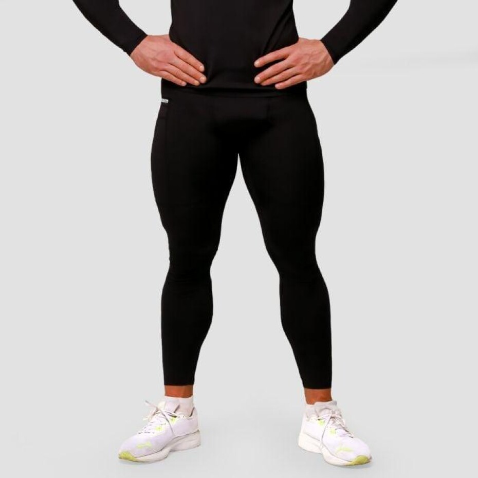 GymBeam Kompresní legíny Mid Black - main (0)
