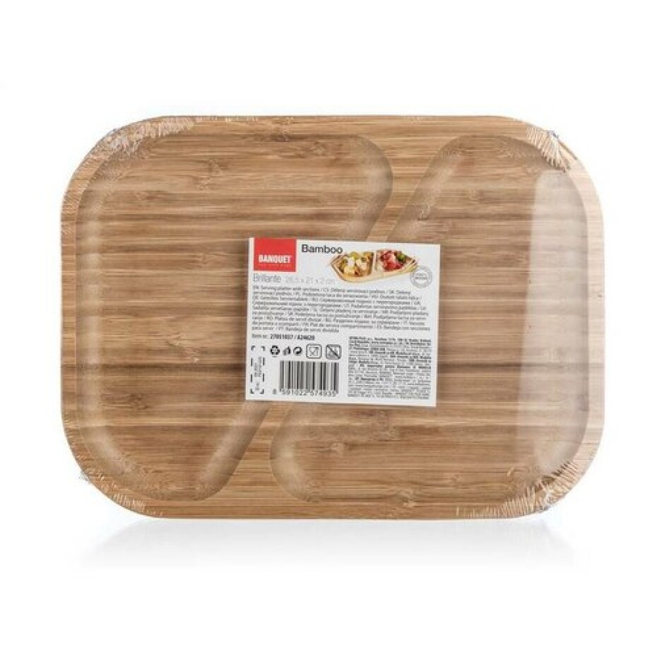 Banquet Servírovací tác BRILLANTE Bamboo, 28,5 x 21 cm - main (1)