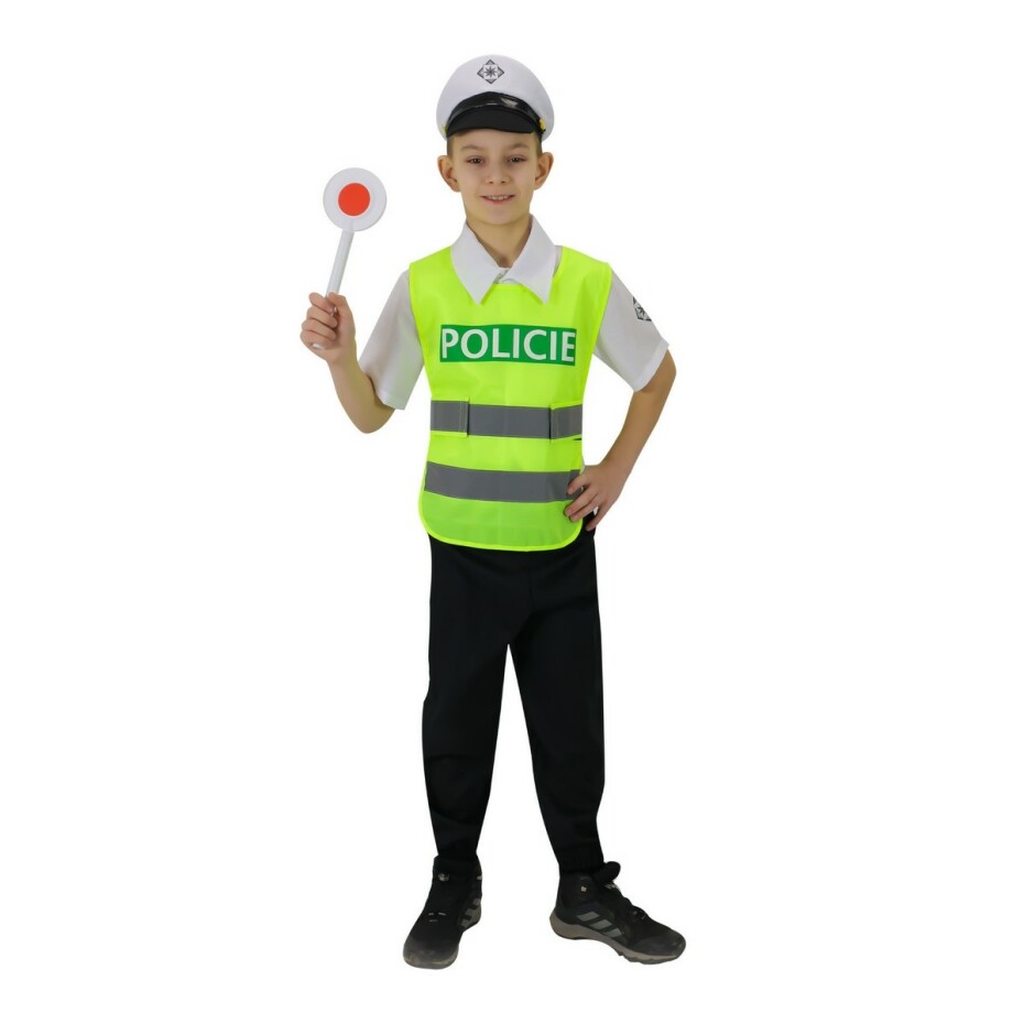 Rappa Dětský kostým Dopravní policista, vel. S - main (2)