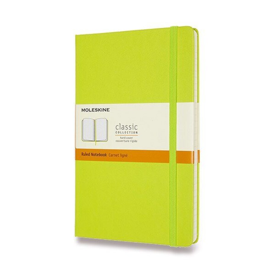 Zápisník Moleskine VÝBĚR BAREV - tvrdé desky - L, linkovaný 1331/11172 - Zápisník Moleskine - tvrdé desky červený - main (13)