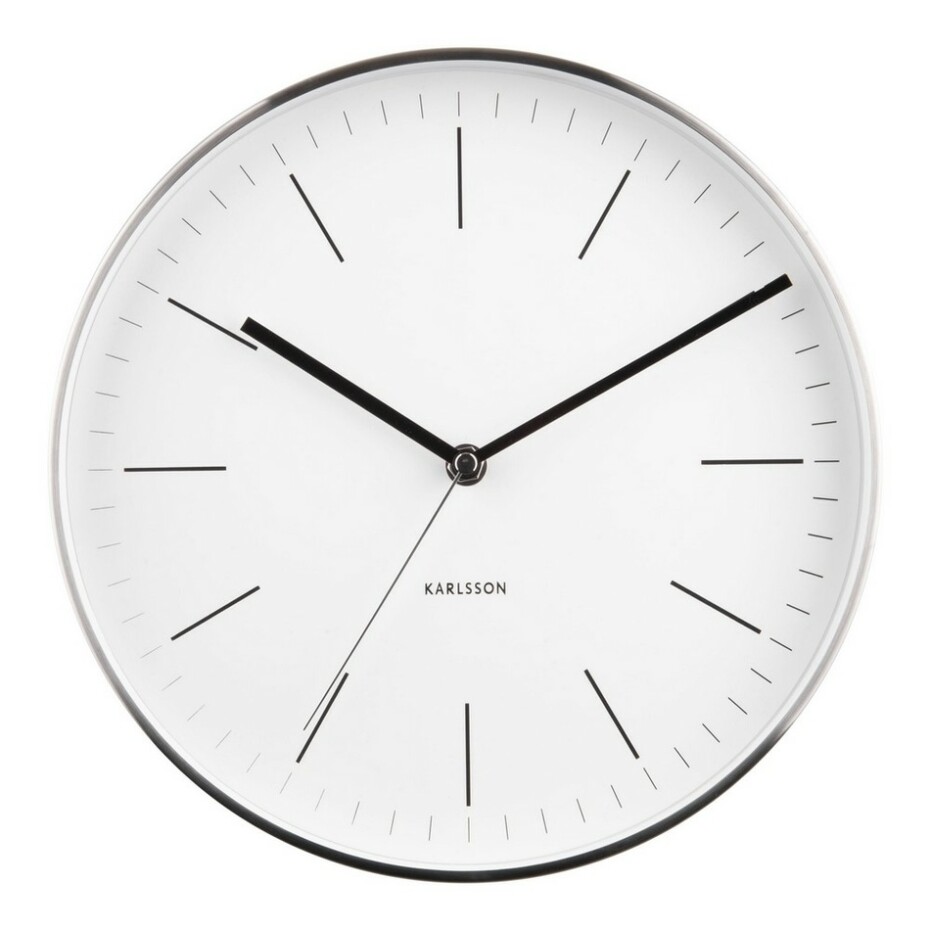 Karlsson 5732WH designové nástěnné hodiny, pr. 28 cm - main (0)