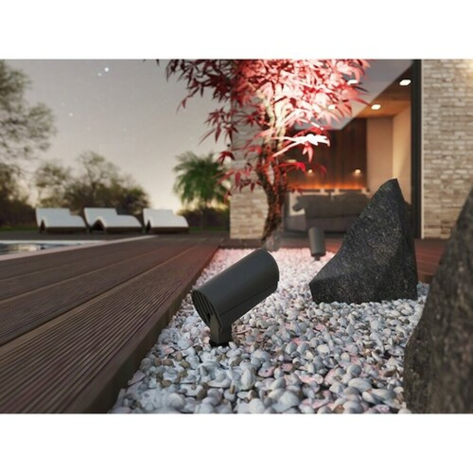 Panlux Zahradní LED reflektor Oko Evo černá, 14 W, IP65 - main (1)