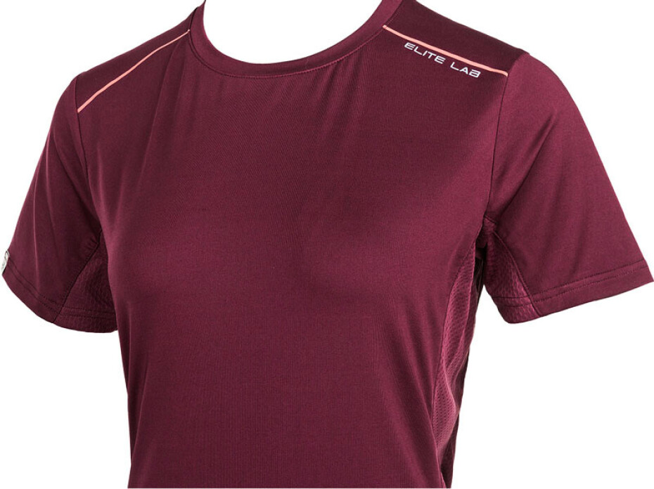 Dámské tričko Endurance  Tech Elite X1 SS Tee Wine 34 - main (1)