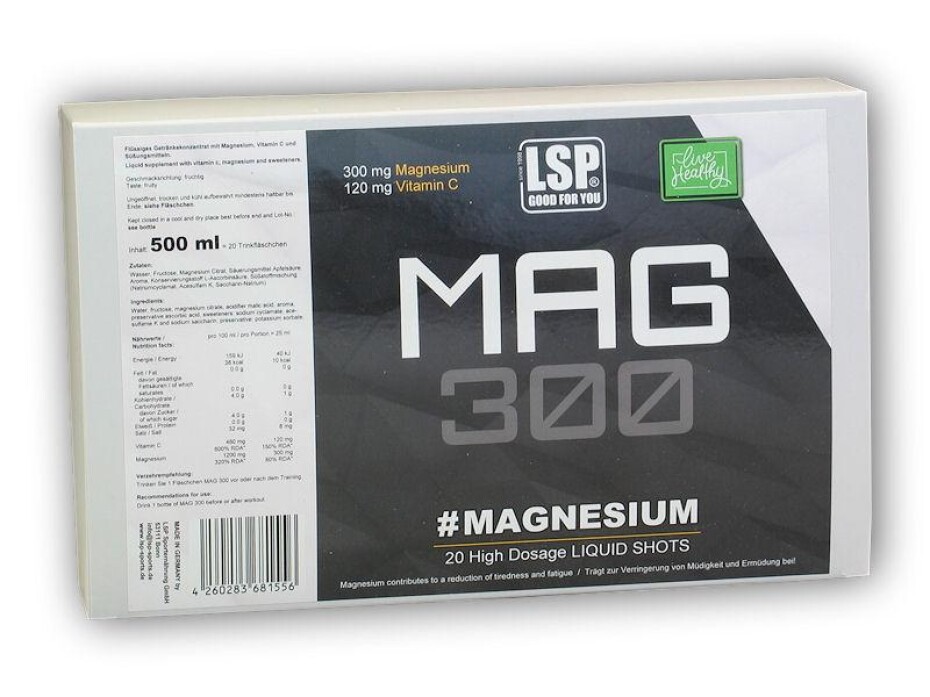 LSP Nutrition Magnesium liquid 20 ampulí á 25ml - main (0)