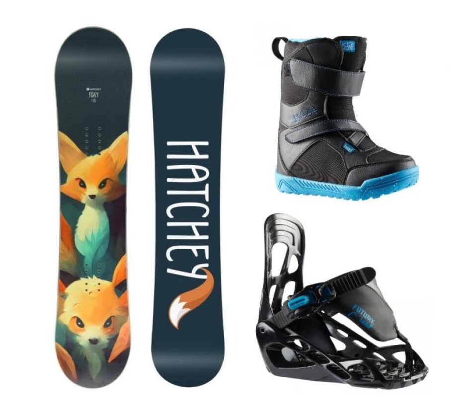 Hatchey Foxy dětský snowboard + Head P Kid black vázání + Head Kid LYT Velcro boty - main (0)