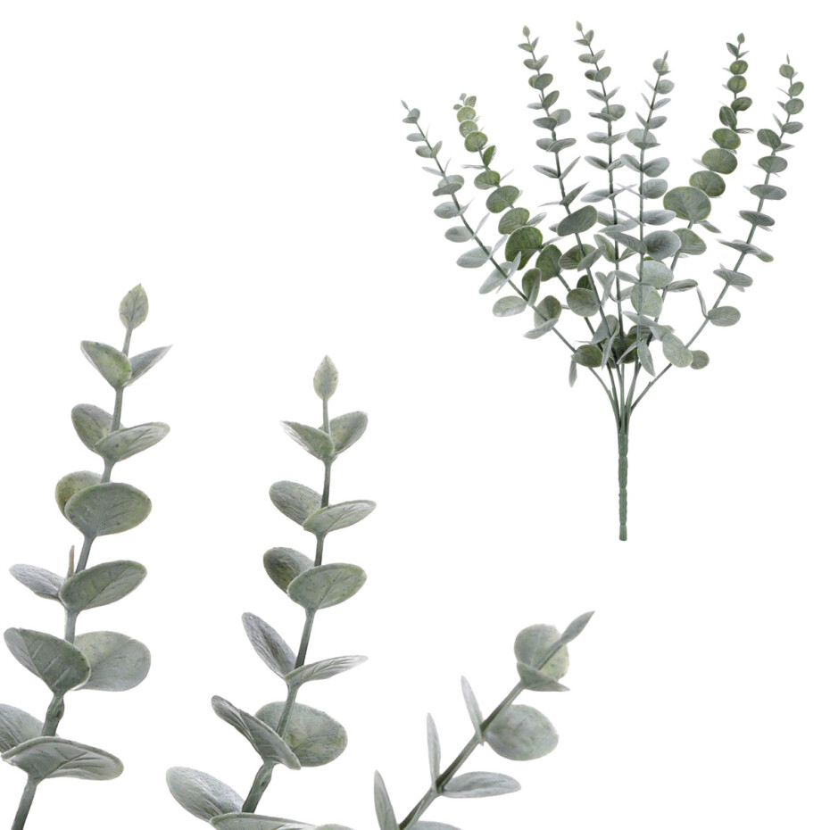 Umělý trs Eukalyptus I zelená, 39 cm - main (0)