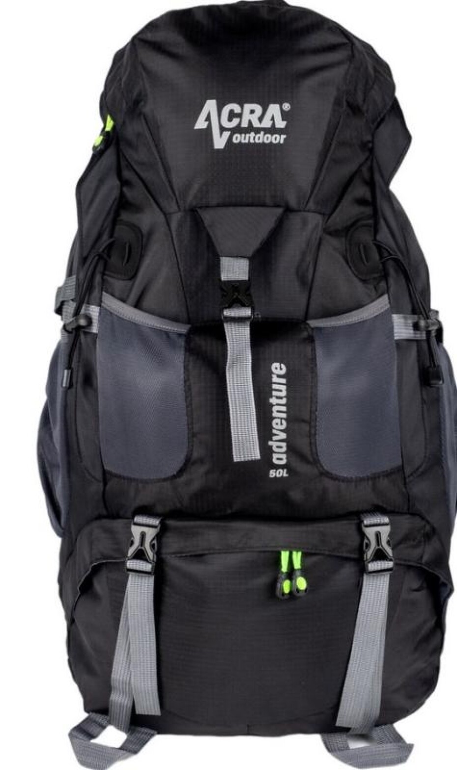 ACRA Batoh Adventure 50 L na horskou turistiku černý BA50-CRN - main (0)