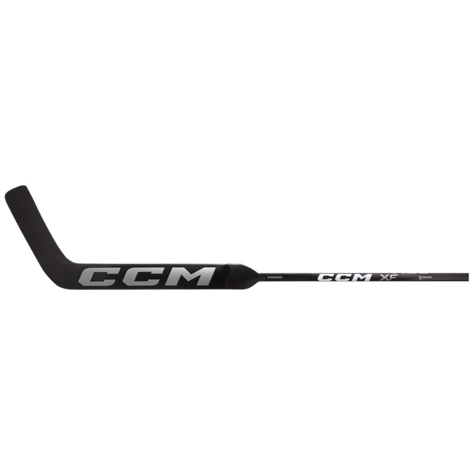 Kompozitová brankářská hokejka CCM Tacks XF Black/Grey Junior 21 palců, L (normální gard) - main (3)