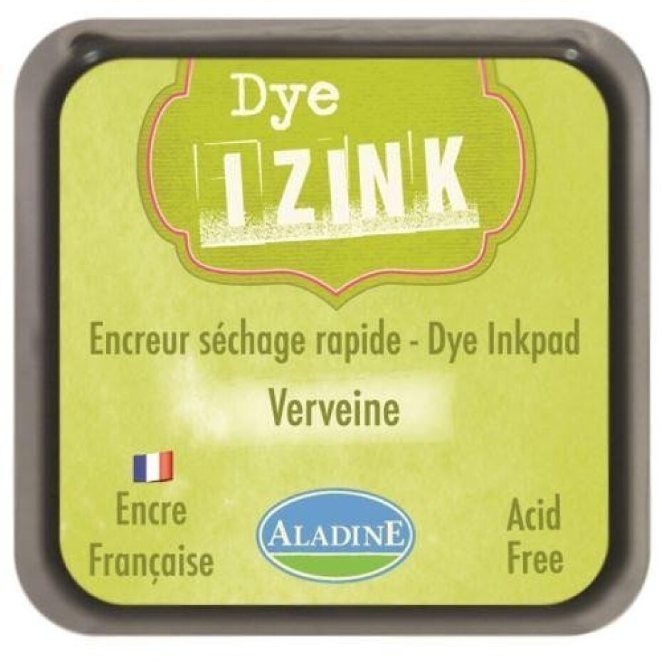 Razítkovací inkoust IZINK DYE - žlutozelená/ 8x8 cm - main (0)