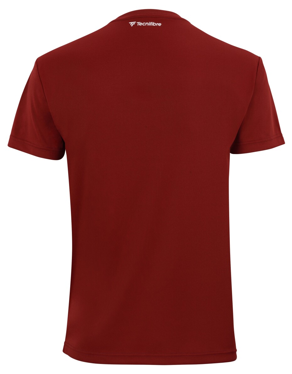 Pánské tričko Tecnifibre  Club Tech Tee Cardinal L - main (2)