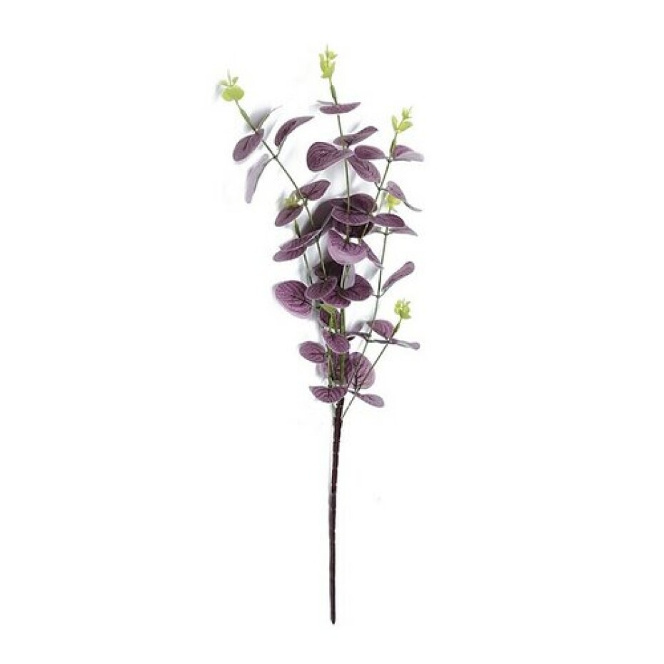 Umělý stonek Eukalyptu fialová, 67 cm - main (0)