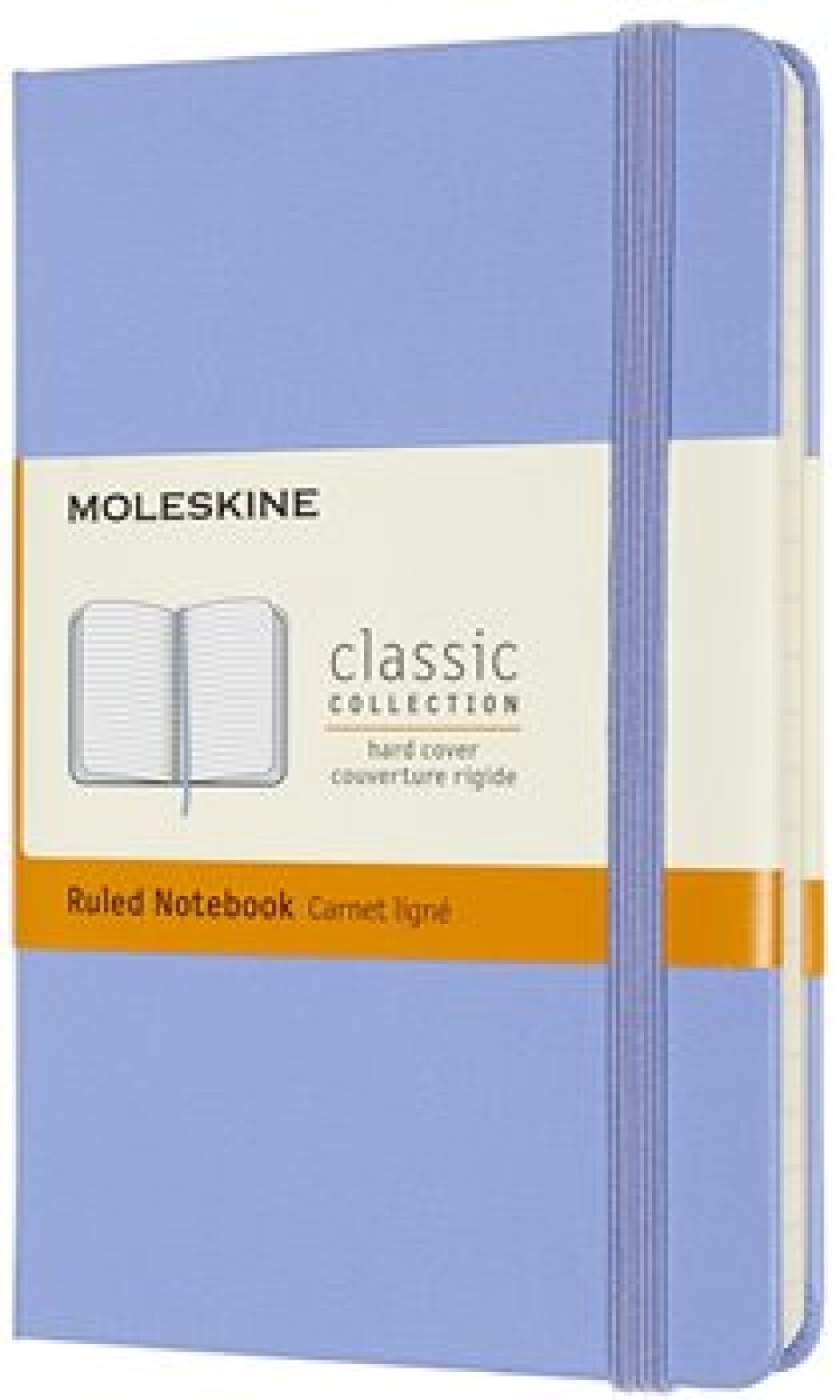 Moleskine Zápisník tvrdé desky A6 linkovaný nebesky modrý - main (0)
