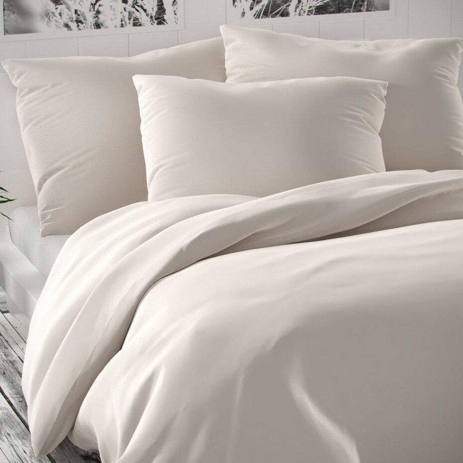Kvalitex Saténové povlečení Luxury Collection bílá, 240 x 200 cm, 2 ks 70 x 90 cm - main (0)