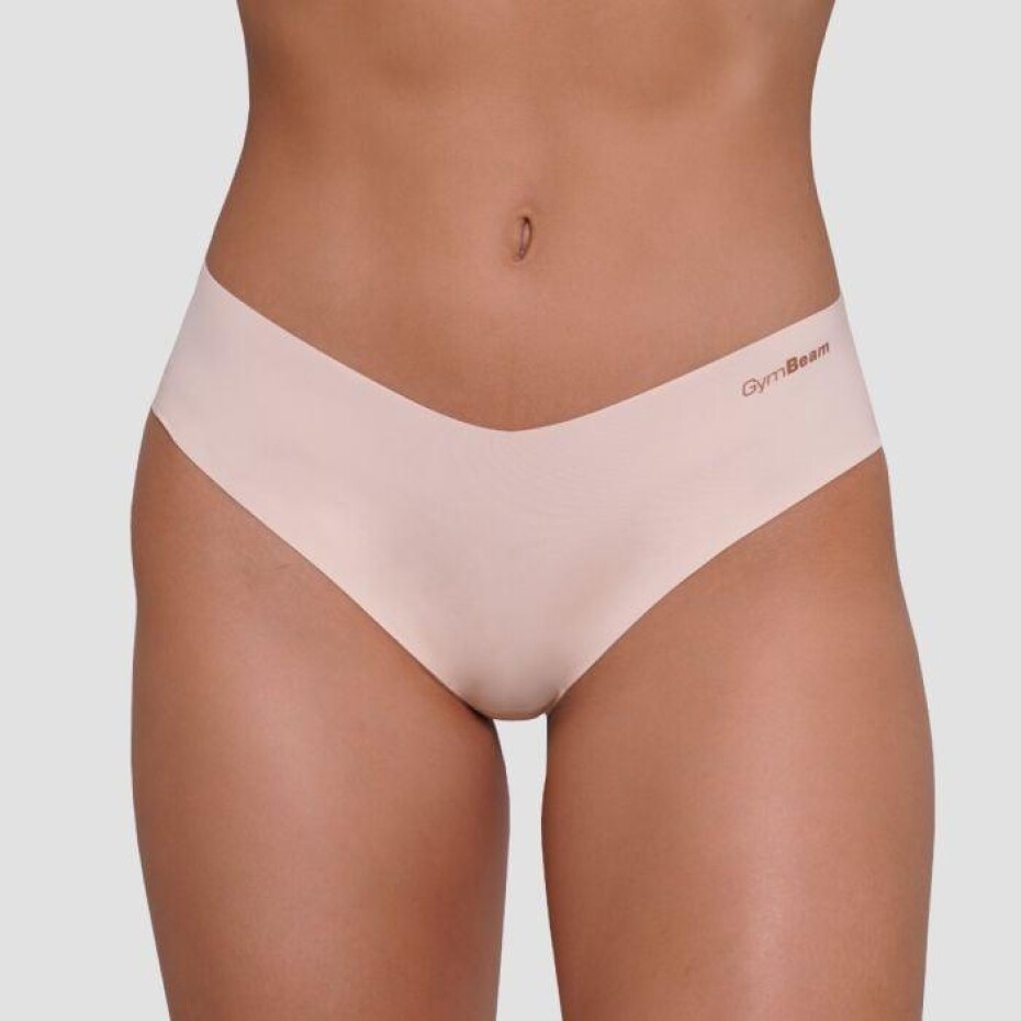 GymBeam Bezešvé kalhotky Classic 3Pack Beige - main (0)