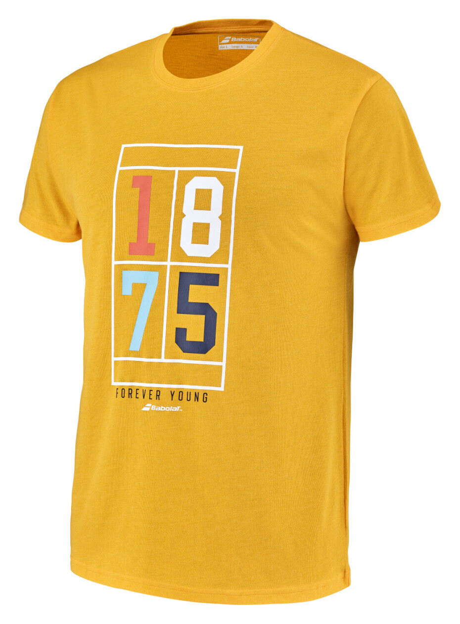 Pánské tričko Babolat  Exercise Vintage Tee Men Saffron Heather L - main (2)