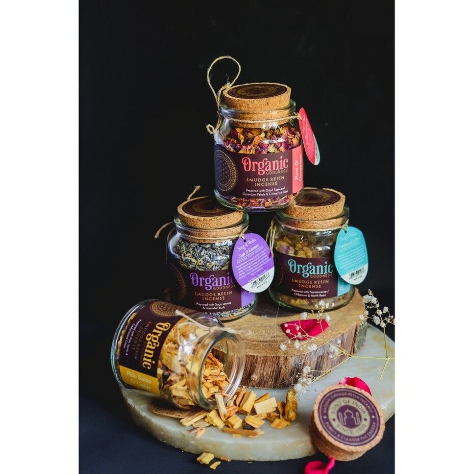 Organické kadidlo ve skleničce, Lemongrass & Spice - main (1)