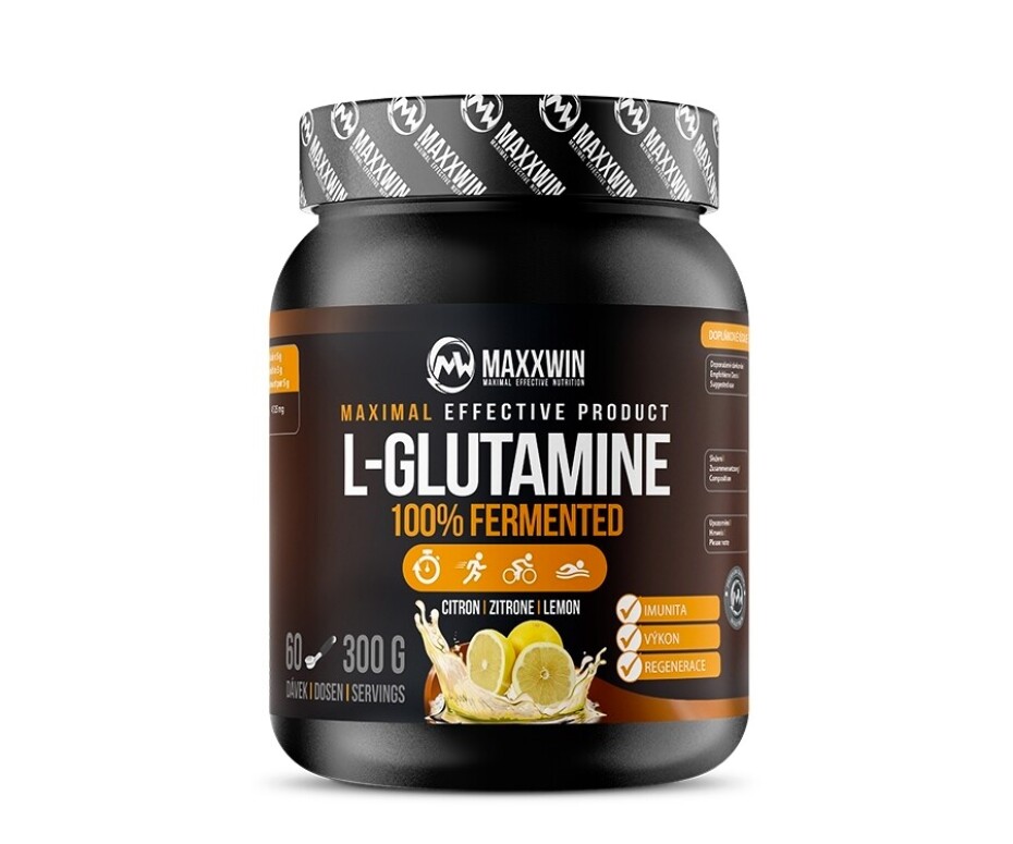 MAXXWIN L-Glutamine 100% Fermented 300 g malina - main (1)