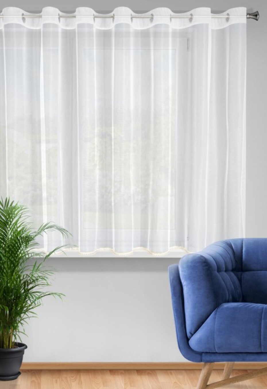 ArtFir Záclona CASSIE K | bílá 300 x 150 cm - main (1)