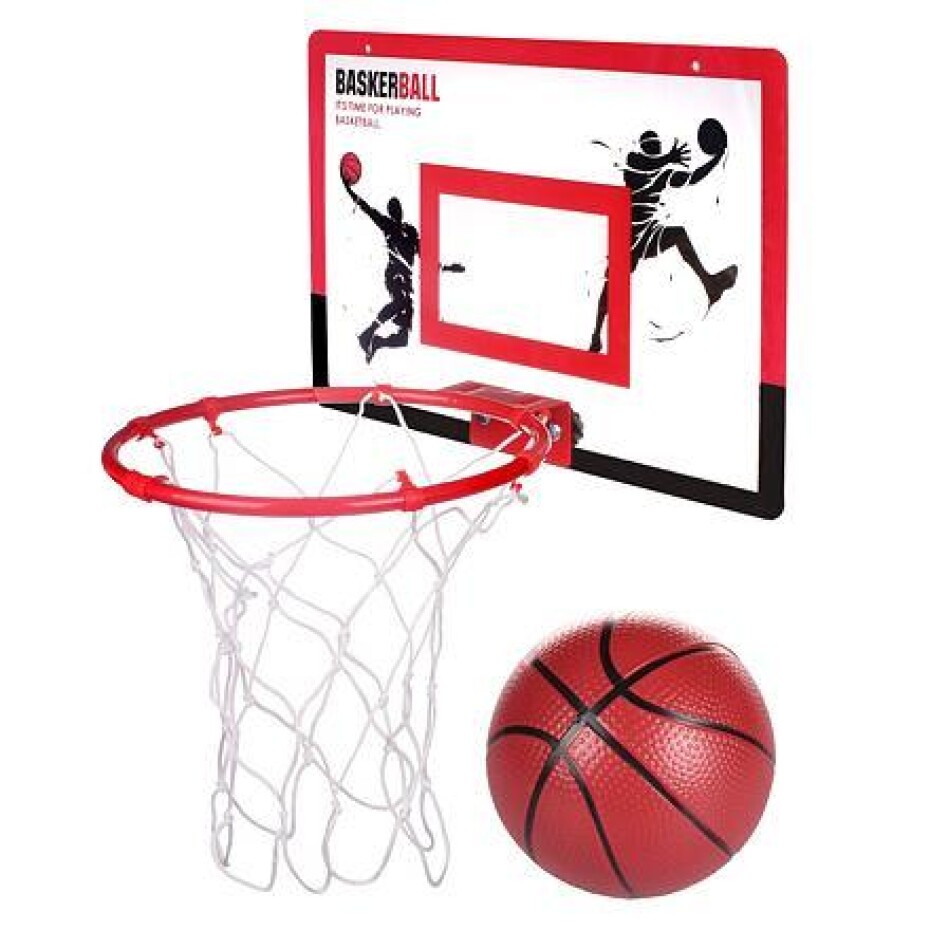 Merco Teamer basketbalový koš s deskou červená - main (0)