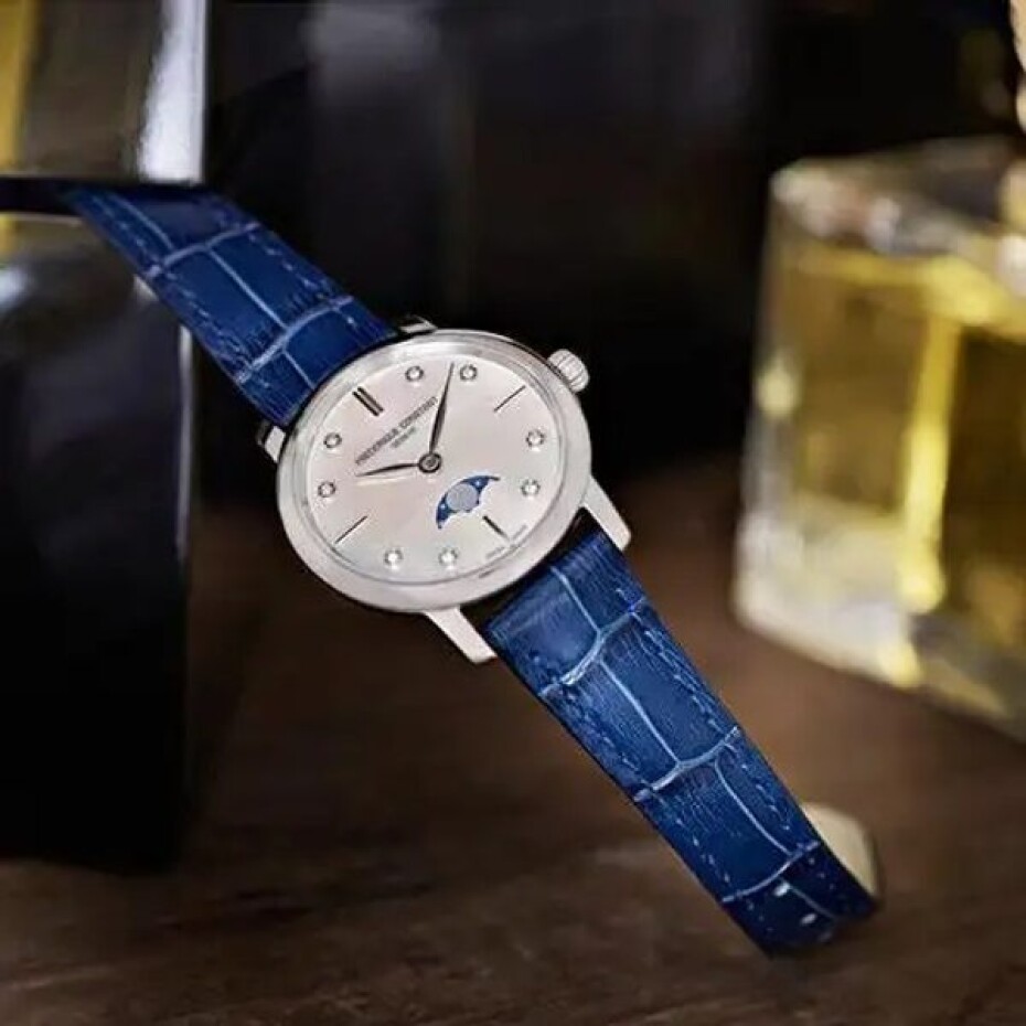 Frederique Constant Slimline Ladies Moonphase Quartz FC-206MPWD1S6 - main (16)