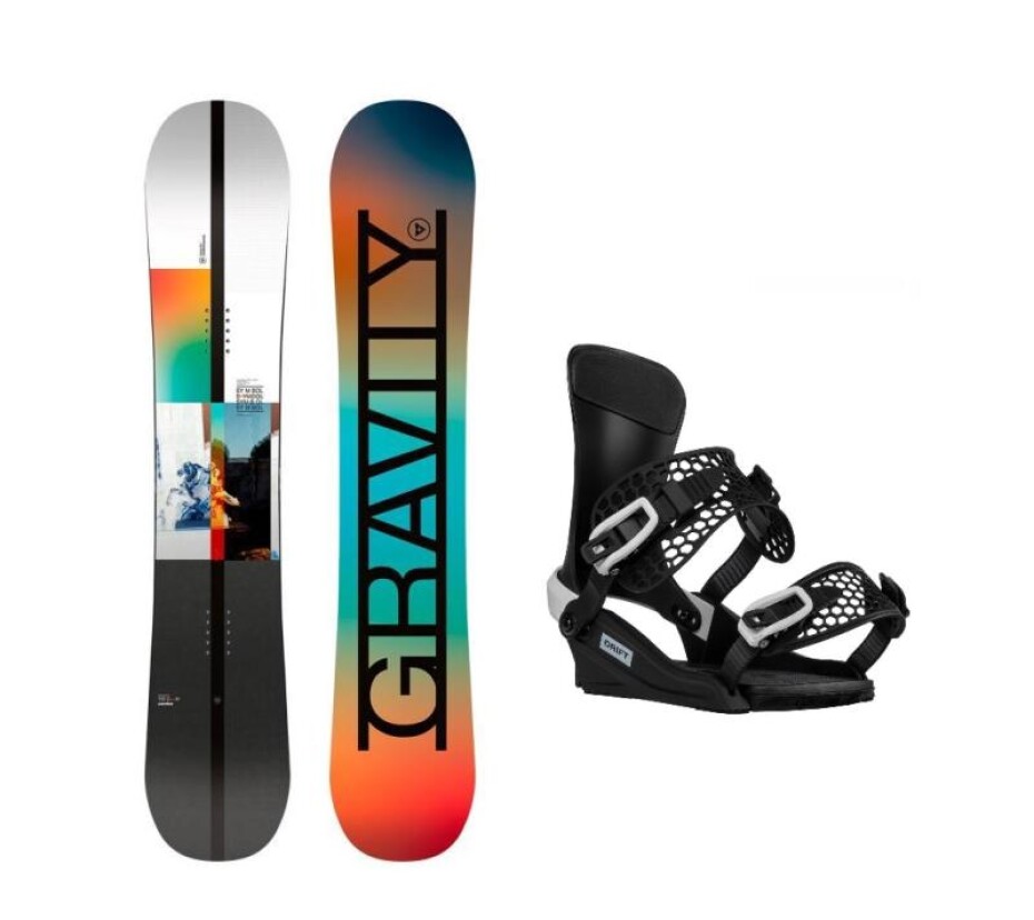 Gravity Symbol 24/25 pánský snowboard + Gravity Drift black/white vázání - main (0)