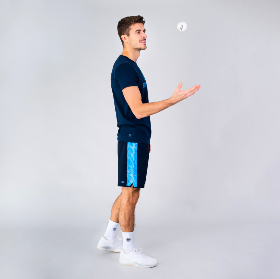 Pánské šortky BIDI BADU  Bevis 7Inch Tech Shorts Petrol, Dark Blue XL - main (2)
