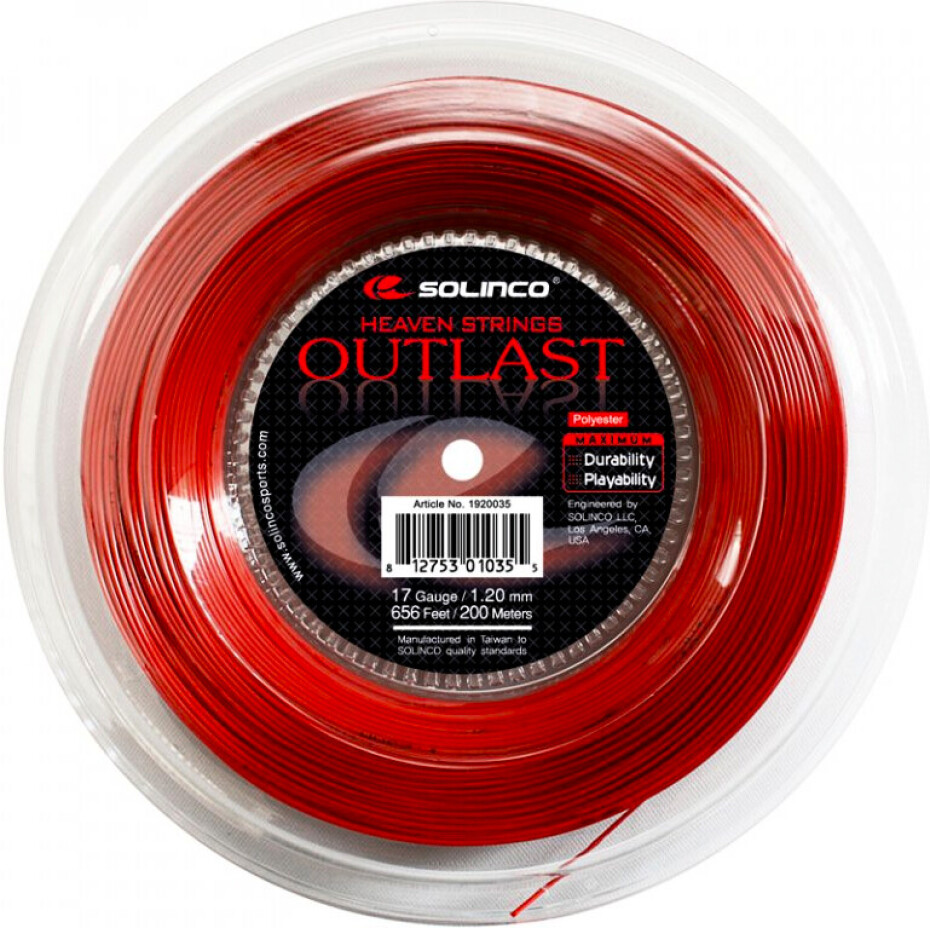 Tenisový výplet Solinco  Outlast (200 m)  1,30 mm - main (0)