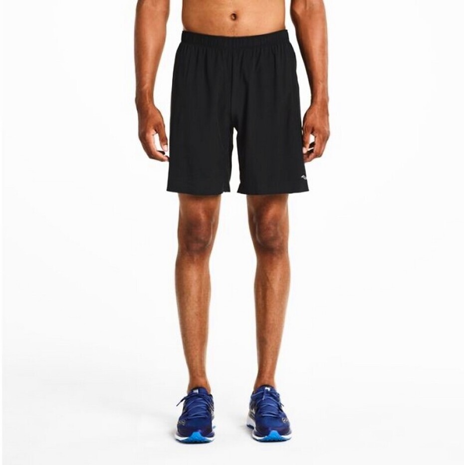 Pánské šortky Saucony  Interval 2-1 Black S - main (0)