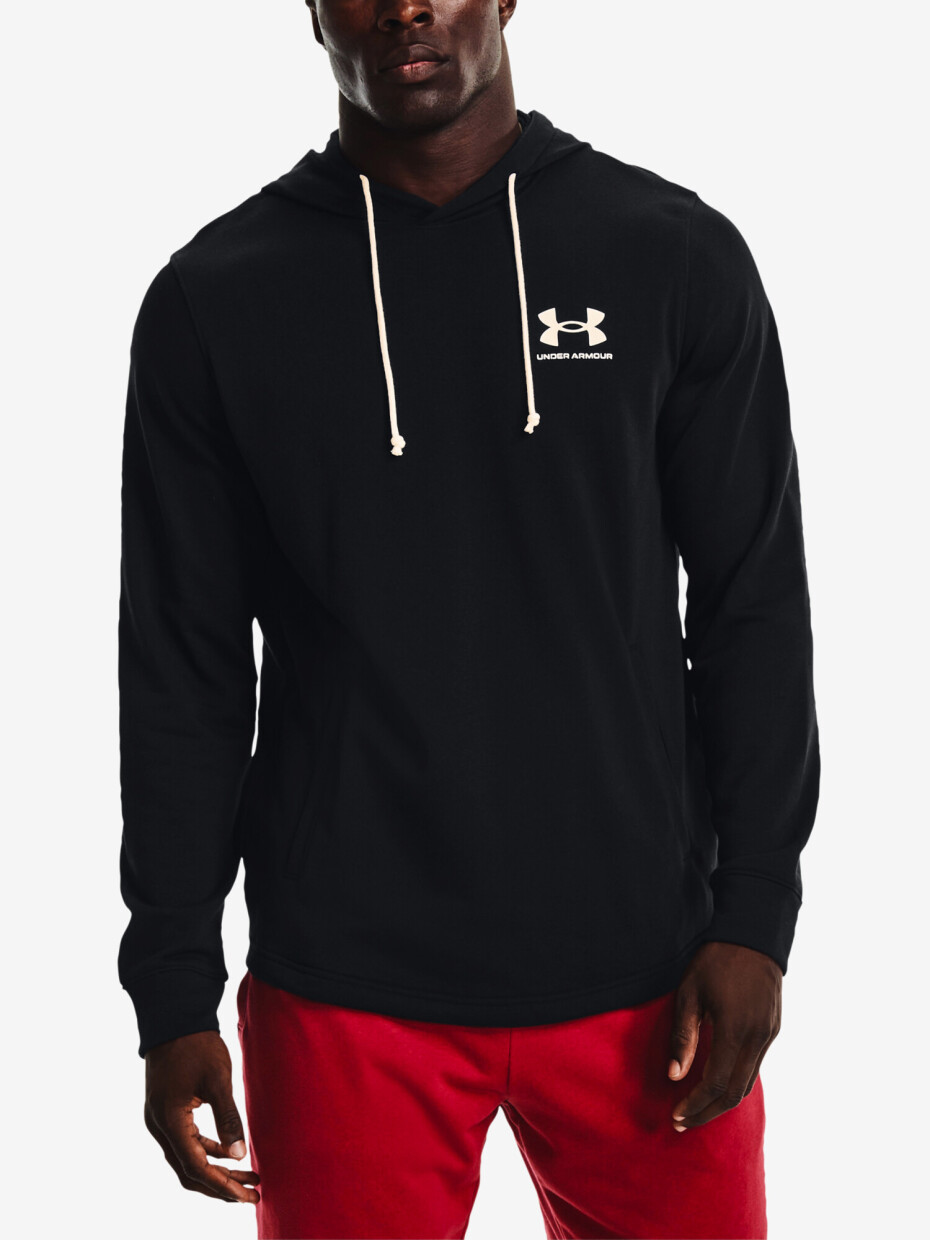 Pánská mikina Under Armour  RIVAL TERRY LC HD-BLK S - main (0)