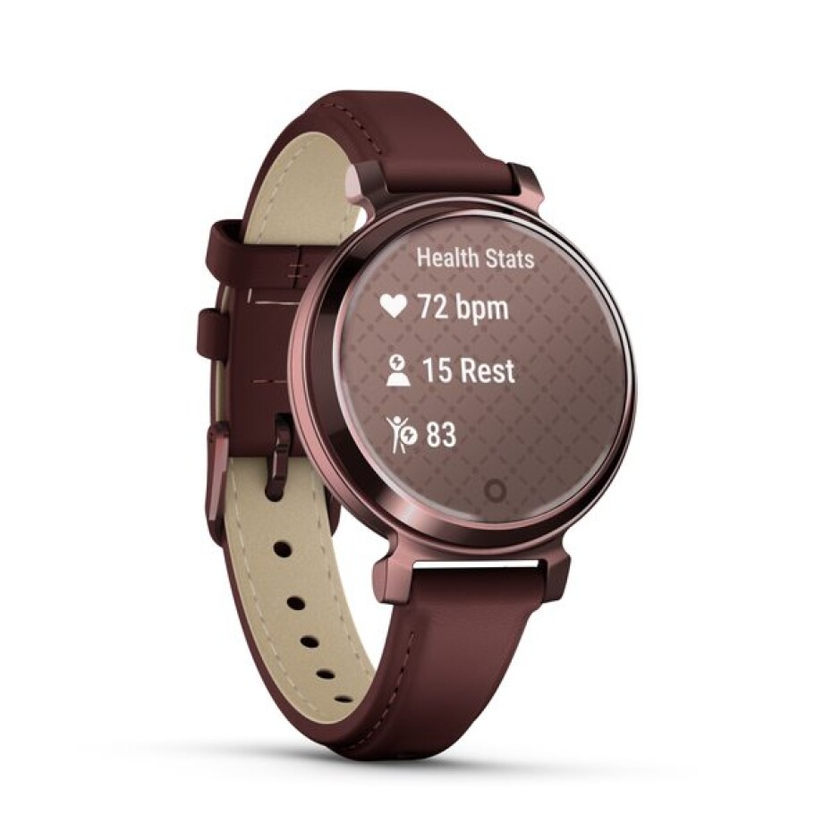 Garmin Lily® 2 Classic Dark Bronze / Mulberry Leather Band 010-02839-03 - main (4)