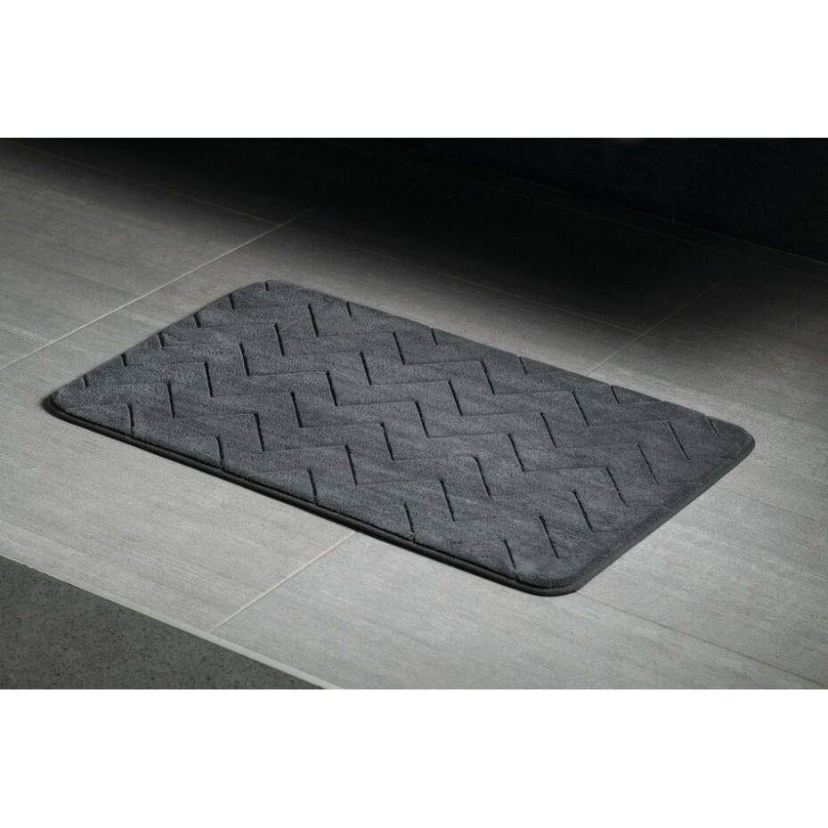 GEDY 96MS508085 Mousse koupelnová předložka antracit, 50 x 80 cm - main (1)