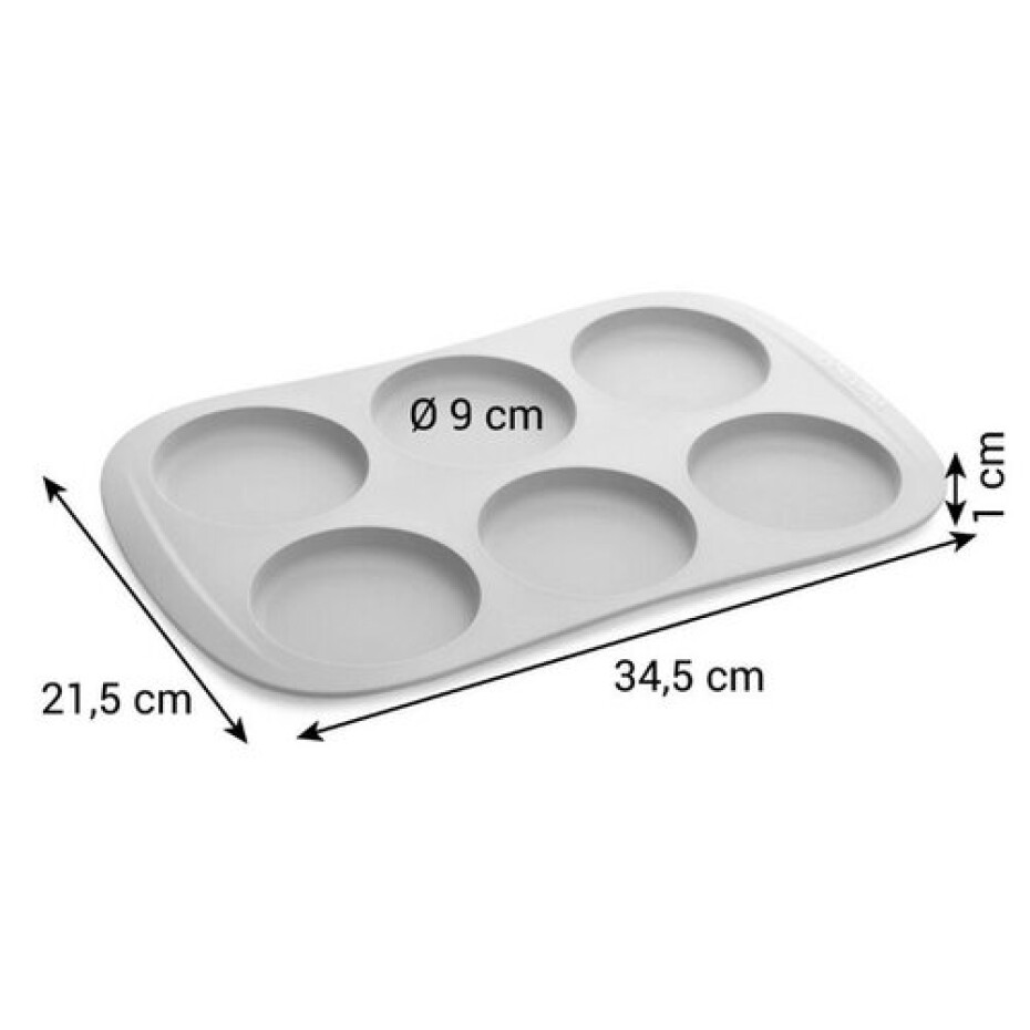 Tescoma Della Casa 629518 Silikonová forma na housky 34,5x21,5 cm - main (4)