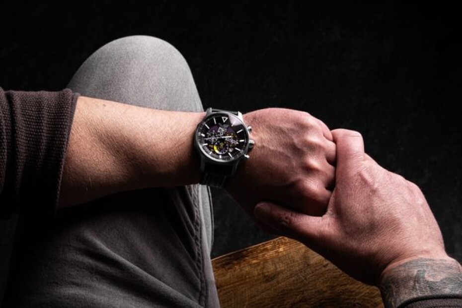 Vostok Europe Expedition North Pole Solar Power Chronograph VR42-595A732B - Náhradní černý silikonový řemínek - main (5)