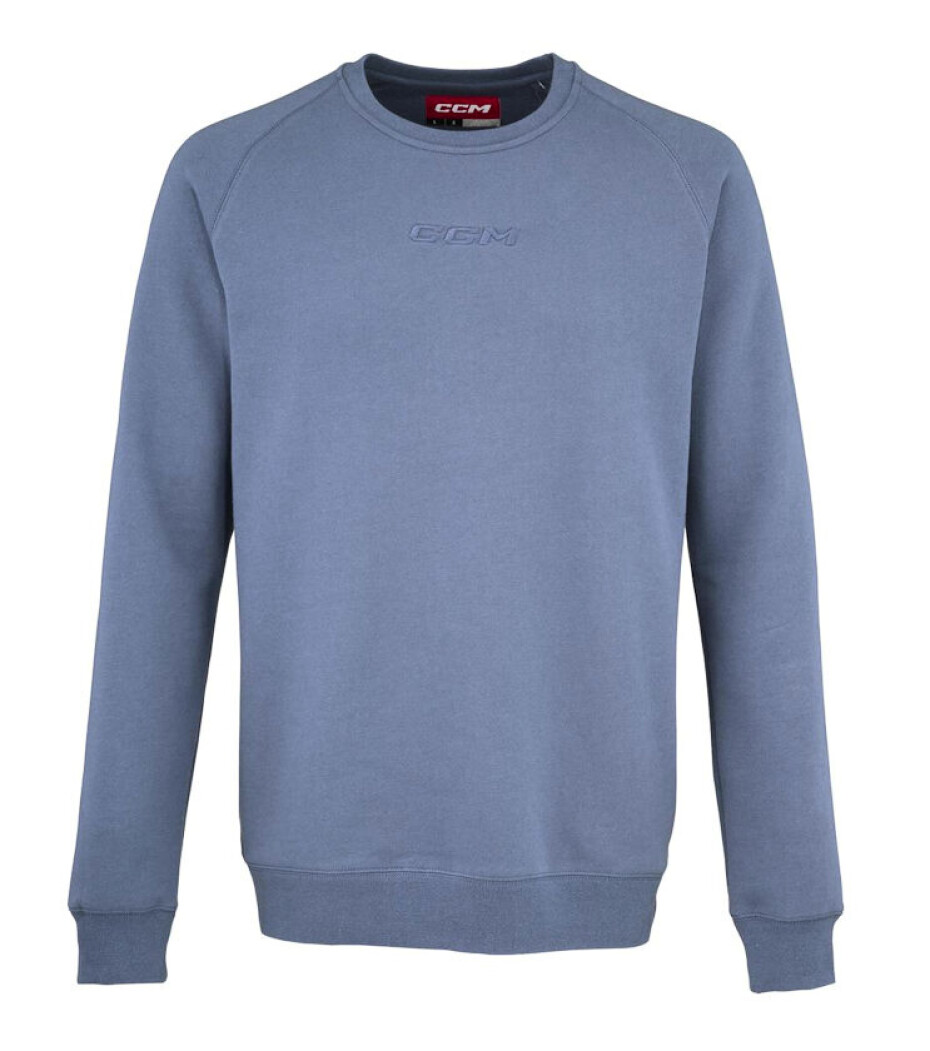 Pánská mikina CCM Core Fleece Crew Vintage Blue XL - main (0)