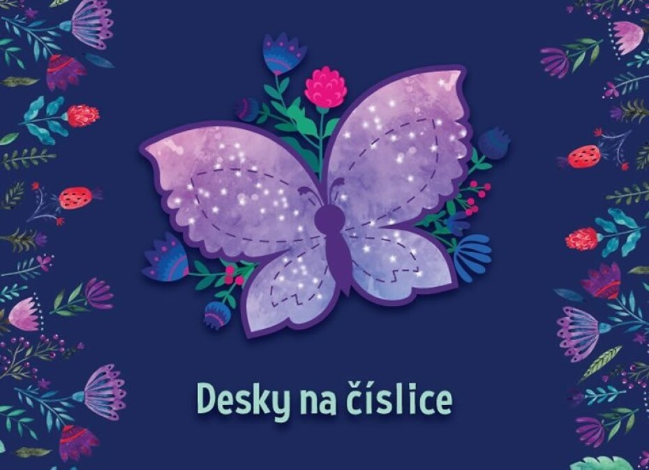 Desky na číslice Motýl, 1.  vydání - main (0)