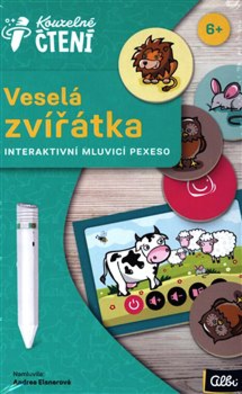 Albi Kouzelné čtení interaktivní mluvící pexeso Veselá zvířátka - main (0)