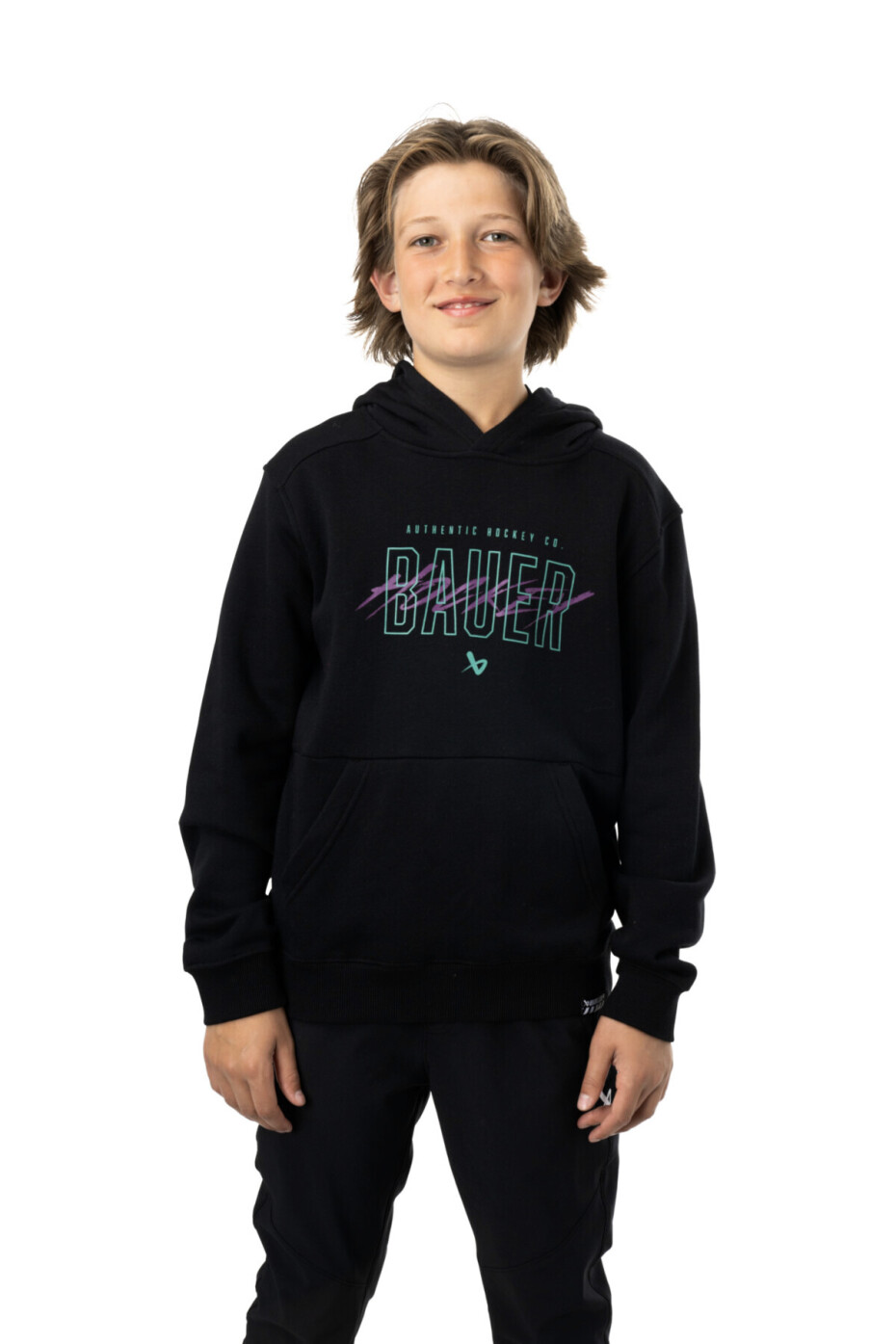 Dětská mikina Bauer  Ultimate Hoodie Black M - main (0)