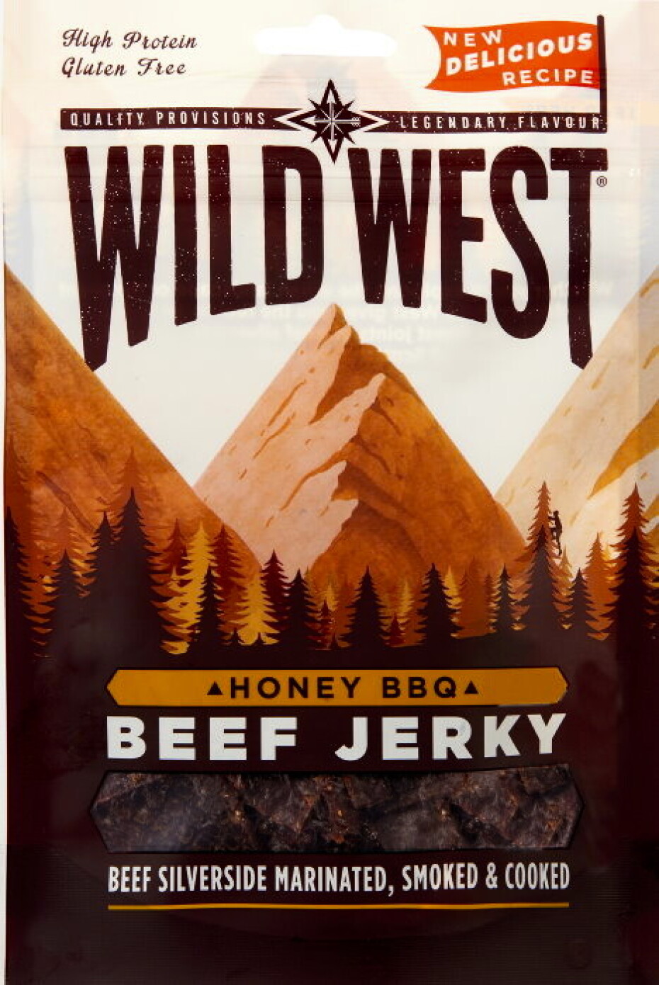 Wild West Hovězí Jerky 25 g original - main (0)