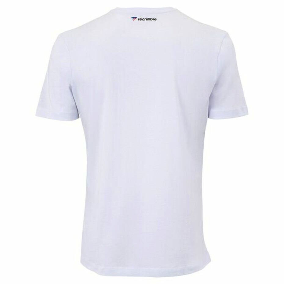 Pánské tričko Tecnifibre  Club Cotton Tee White L - main (1)