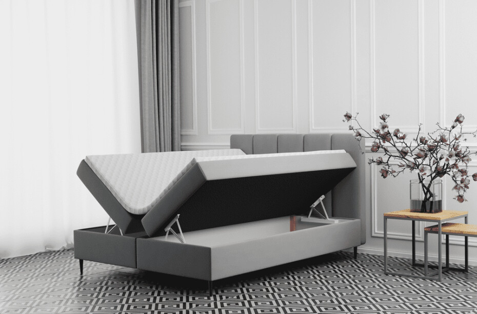 Elvisia Manželská postel SOFIA Boxspring s topperem | 180 x 200 cm - main (2)