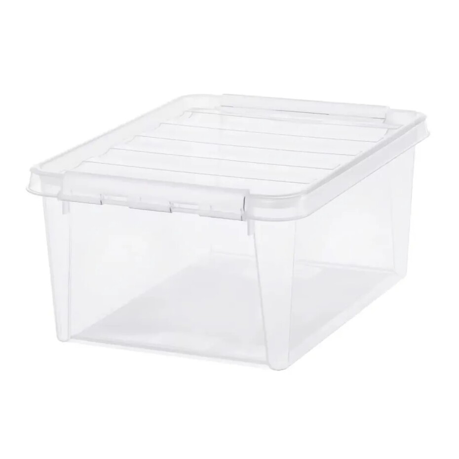 SmartStore Úložný box s bílými klipy Classic, 14 l, 14 l - main (0)