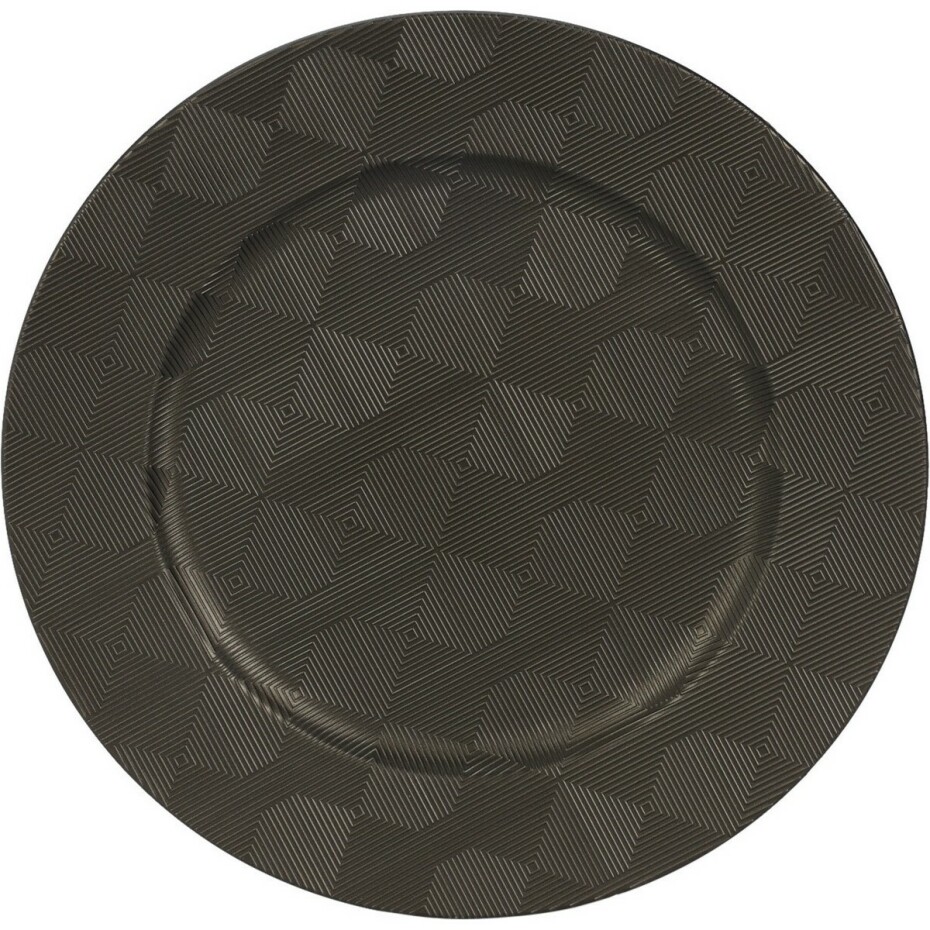 Podložka pod talíř Black Square, 33 cm - main (0)