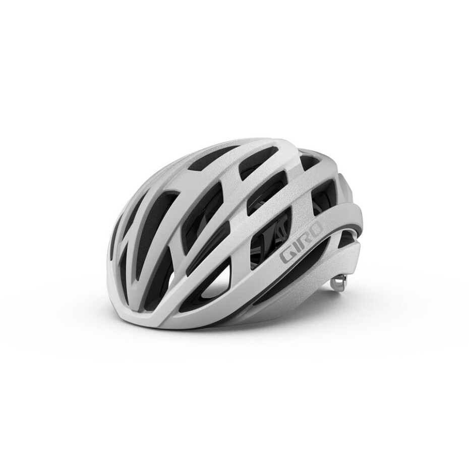 Giro Helios Spherical Matt white/silver fade 2021 - main (1)
