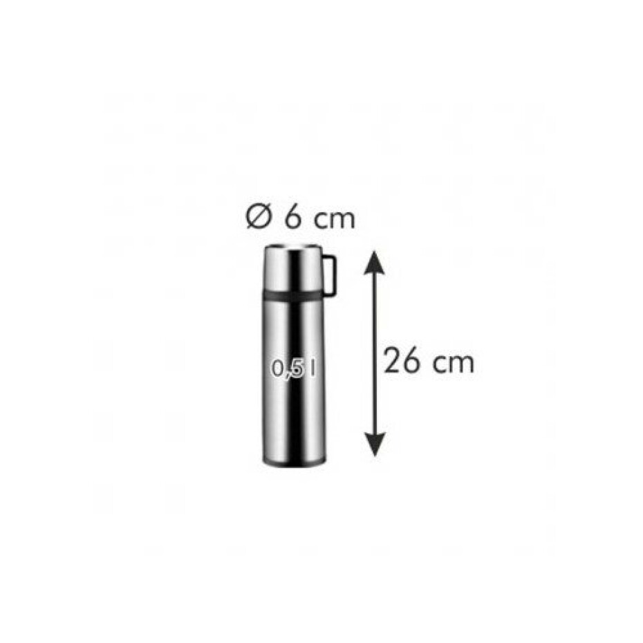TESCOMA termoska s hrníčkem CONSTANT 0.5 l, nerez , 0,5 l - main (1)
